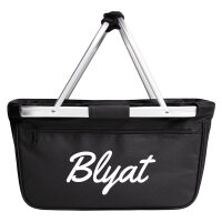 Einkaufskorb Blyat russisch Schriftzug 20 Liter Tragekorb...