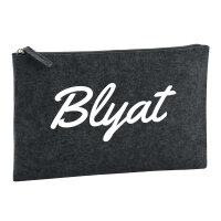 Kulturbeutel Blyat russisch Schriftzug 1 Liter Filz...