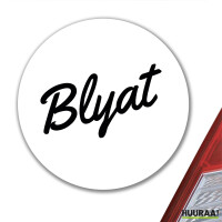 Aufkleber Blyat russisch Schriftzug 10cm Sticker