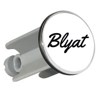 Waschbeckenstöpsel Blyat russisch Schriftzug 4cm...