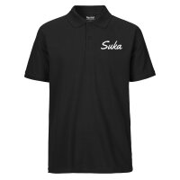 Herren Polo Shirt Suka russisch Schriftzug