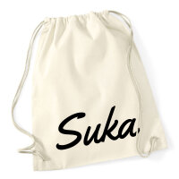 Turnbeutel Suka russisch Schriftzug 12 Liter
