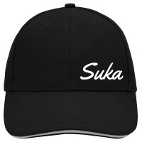 Cappy Mütze Suka russisch Schriftzug