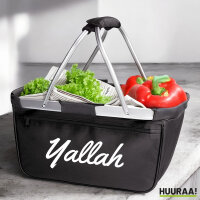 Einkaufskorb Yallah arabisch Schriftzug 20 Liter...