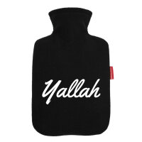 Wärmflasche Yallah arabisch Schriftzug
