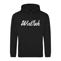 Unisex Hoodie Wallah arabisch Schriftzug Größe...
