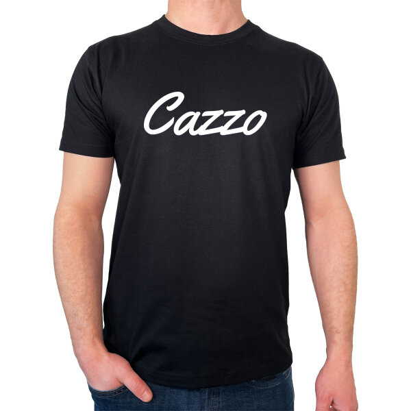 Herren T-Shirt Cazzo italienisch Schriftzug Größe S-3XL