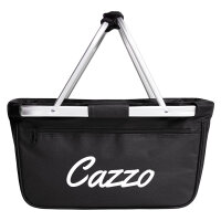 Einkaufskorb Cazzo italienisch Schriftzug 20 Liter...