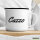 Emaille Tasse Cazzo italienisch Schriftzug 300ml Vintage Emaille Becher