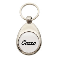 Schlüsselanhänger Cazzo italienisch Schriftzug
