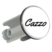 Waschbeckenstöpsel Cazzo italienisch Schriftzug 4cm...