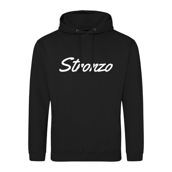 Unisex Hoodie Stronzo italienisch Schriftzug Größe S-3XL