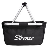 Einkaufskorb Stronzo italienisch Schriftzug 20 Liter...