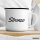Emaille Tasse Stronzo italienisch Schriftzug 300ml Vintage Emaille Becher