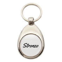 Schlüsselanhänger Stronzo italienisch Schriftzug