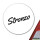 Aufkleber Stronzo italienisch Schriftzug 10cm Sticker