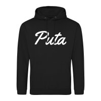 Unisex Hoodie Puta spanisch Schriftzug Größe...