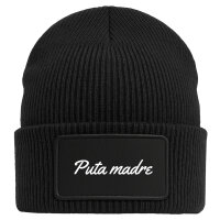 Beanie Puta madre spanisch Schriftzug