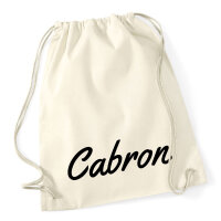 Turnbeutel Cabron spanisch Schriftzug 12 Liter