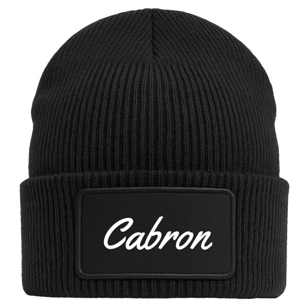 Beanie Cabron spanisch Schriftzug