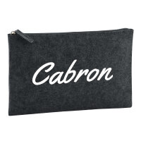 Kulturbeutel Cabron spanisch Schriftzug 1 Liter Filz...