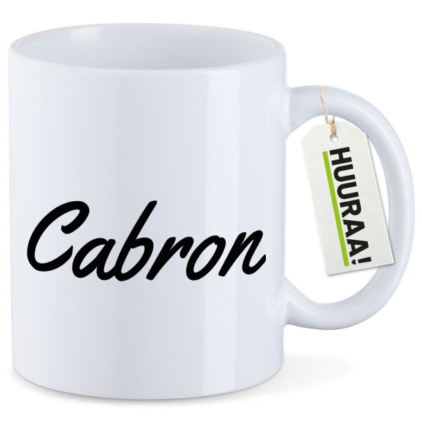 Kaffeetasse Cabron spanisch Schriftzug 330ml