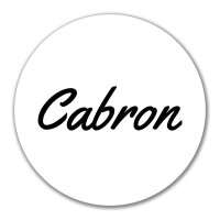 Aufkleber Cabron spanisch Schriftzug 10cm Sticker