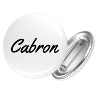 Button Cabron spanisch Schriftzug Anstecker