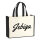 Jutetasche Jebiga Balkan Schriftzug 21 Liter Black