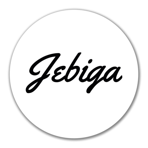 Aufkleber Jebiga Balkan Schriftzug 10cm Sticker