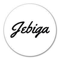 Aufkleber Jebiga Balkan Schriftzug 10cm Sticker