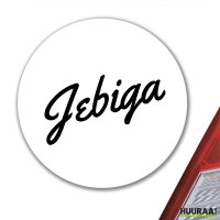 Aufkleber Jebiga Balkan Schriftzug 10cm Sticker