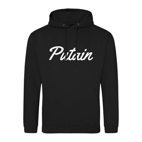 Unisex Hoodie Putain französisch Schriftzug Größe S-3XL