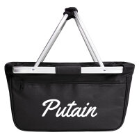 Einkaufskorb Putain französisch Schriftzug 20 Liter...