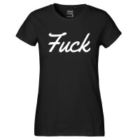 Damen T-Shirt Fuck englisch Schriftzug Größe...