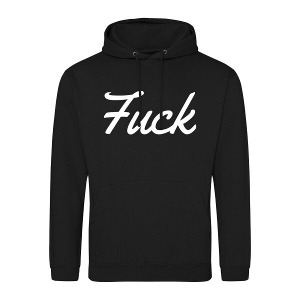 Unisex Hoodie Fuck englisch Schriftzug Größe S-3XL