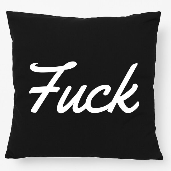 Kissen Fuck englisch Schriftzug 40x40cm