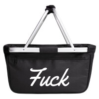 Einkaufskorb Fuck englisch Schriftzug 20 Liter Tragekorb...