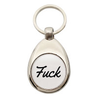 Schlüsselanhänger Fuck englisch Schriftzug