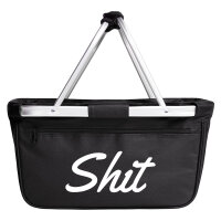 Einkaufskorb Shit englisch Schriftzug 20 Liter Tragekorb...