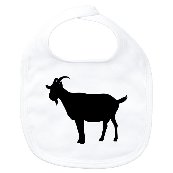 Baby Lätzchen Ziege Silhouette