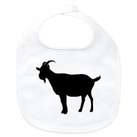 Baby Lätzchen Ziege Silhouette