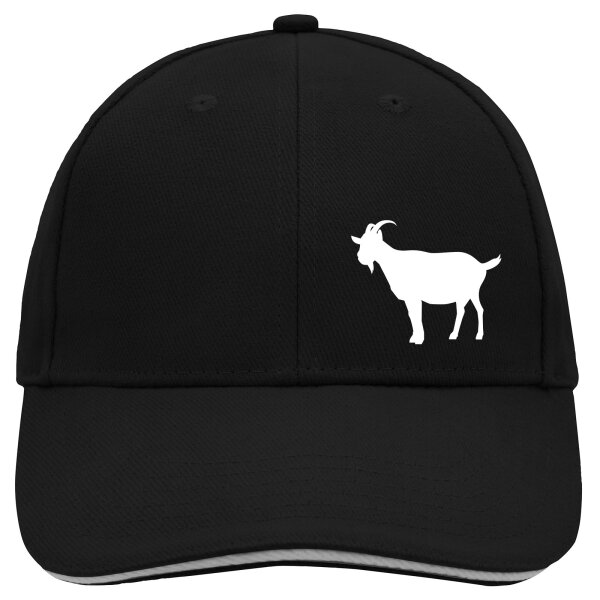 Cappy Mütze Ziege Silhouette