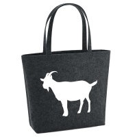 Filzshopper Ziege Silhouette 22 Liter