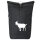 Kurierrucksack Ziege Silhouette 30-44 Liter Black Melange
