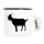 Emaille Tasse Ziege Silhouette 300ml Vintage Emaille Becher