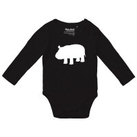 Baby Body Nilpferd Silhouette Größe 62-80