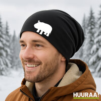 Beanie Nilpferd Silhouette