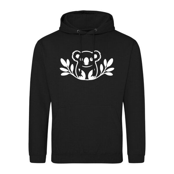 Unisex Hoodie Koala Silhouette Größe S-3XL