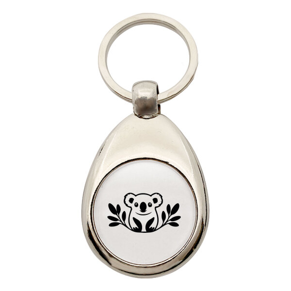 Schlüsselanhänger Koala Silhouette